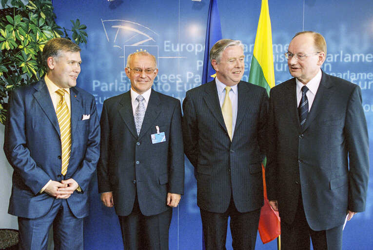EP President meets with President of the Lithuanian Parliament
