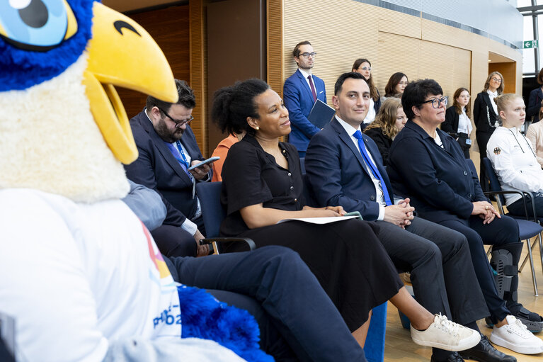 Снимка 7: Handing over of the flame of the FISU World University Games