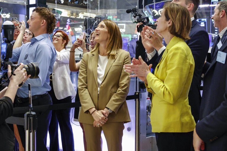 Official visit by Roberta METSOLA, EP President, to New York (United States)